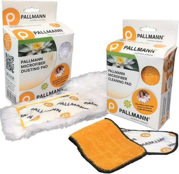 Pallmann New Microfiber Cleaning and Microfiber Dusting Replacement Pads. (Value Pack)