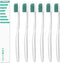 LiveOrals V-Cut Orthodontic Toothbrush (White) Pack of 6, Medium Bristles, Ergonomic Manual