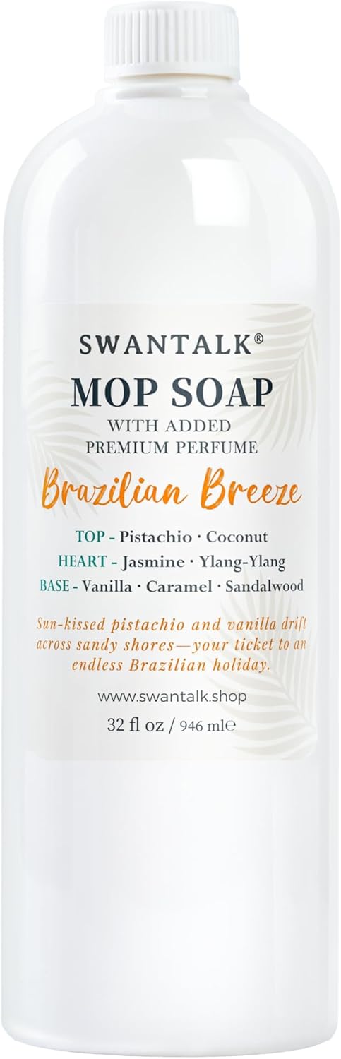 SWANTALK Mop Soap with Long Lasting Premium Perfume, 4X Concentrated Floor Cleaner, Multi