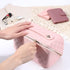 Large Capacity Travel Cosmetic Bag, Plaid Checkered Makeup Bag, Portable Waterproof Skincare Bag