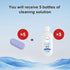 5 Bottles Compatible with Tineco Cleaning Solution, 500ml Per Bottle Lavender Scents Floor Cleaner for Robot Vacuums