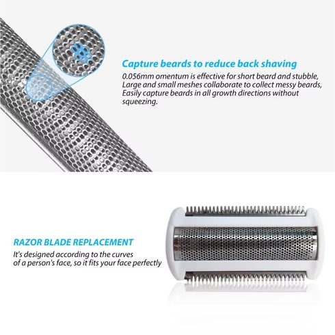 White Replacement Shaver Foil Head for Philips Electric Shaver BRL140 BRL130 BRE620 and More