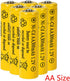 FULIN 12 Packs 1.2V AA 300mAh Ni-Cd Rechargeable Batteries for Solar Lights