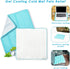 Gel Cooling Mat, Ice Cooling Cold Mat for Pain Relief, Hot Cold Therapy Pack for Back, Shoulder, Knee, Belly (Green