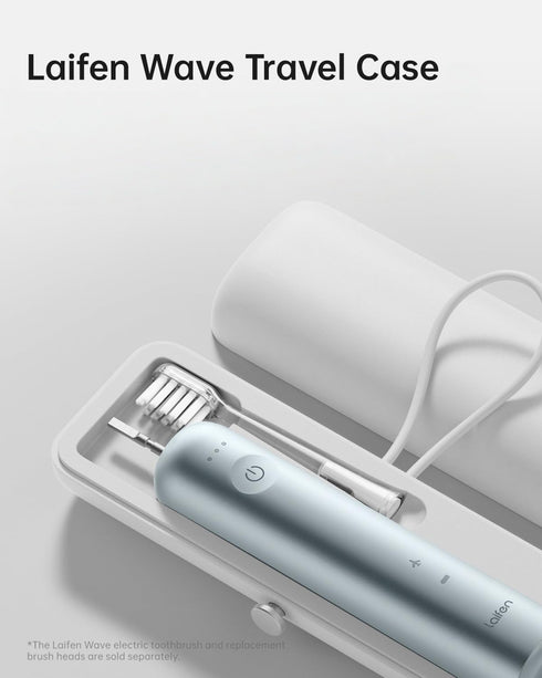 Laifen Wave Electric Toothbrush Travel Case (White), Lightweight, Hygienic, Easy-to-Clean, Compatible Only Wave Pro