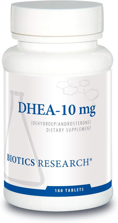 Biotics Research DHEA 10 Milligram - Hormonal Balance, Metabolism, Improved Mood, 180 Tablets