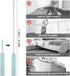 Kandishiex US Gap Dust Cleaner Retractable Microfiber Gap Dust Brush Flexible Long Flat Gap Duster with Extendable Pole
