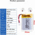 3.7V 502535 500mAh Lithium Polymer ion Battery Rechargeable Polymer Battery Pack with JST 2.0mm Connector