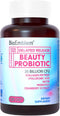 BioEmblem Beauty Probiotics for Women, 35 Billion CFU, 30 Caps for Digestive Health & Hair Skin
