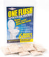 ONE FLUSH - Septic Tank Treatment Packets, 6-Month Supply of Easy-Flush Bacteria & Enzyme Packets - Proactive Prevention for Sewage Backups, Made in the USA