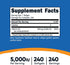 Nutricost Vitamin D3 5,000 IU, 240 Softgels - Non-GMO and Gluten Free Vitamin D