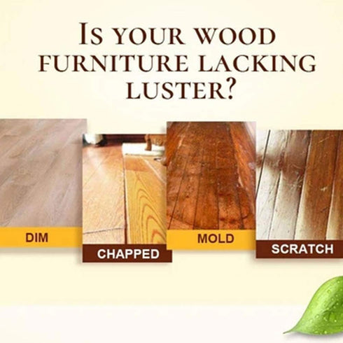 Wood Seasoning Beewax Polish for Wood & Furniture, Metal & Leather, Complete Solution for Furniture Care and Home