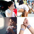 TOULIFLY Travel Wristbands, Natural Motion Sickness Relief Wrist Band, Grey + Black