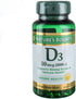 Nature's Bounty Vitamin D3 2000 IU Softgels, 150 ea (Pack of 4)