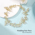 JAKAWIN Bride Crystal Wedding Hair Vine Silver Bridal Hair Piece Rhinestone Hair Accessories for Women and Girls HV113