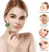 rosenice Set 5.90X1.96X1.18In Green-Set Jade Beauty Vessel Gua Sha Massage Tool with Roller and Scraping Plate