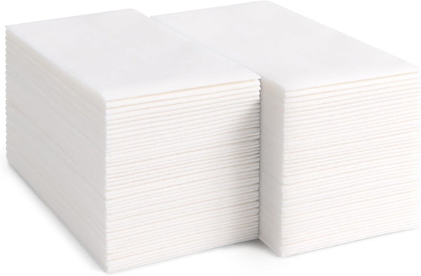 Arkwright Disposable Linen Replacement Napkins - Pack of 100 - Strong, Soft