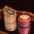 T-shin Jar,230G Embosse Scented Candle Glass in Perfume Floral Soy Wax Aroma Candle for Wedding Anniversaries Birthday