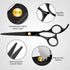 Professional Home Hair Cutting Kit, Haircutting Scissors Barber Salon Thinning Shears Kit for Men Women