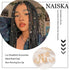 NAISKA 15PCS Hair Jewelry, Braid Beads and Accessories, Non-Piercing Ear Clip, Beard Beads for Women and Men