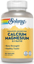 Solaray Calcium and Magnesium AAC Capsules, 180 Count (Packaging may vary)