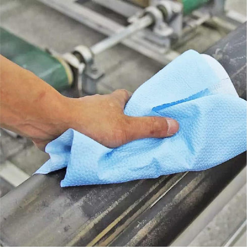 Prep Wipe 100 Pack, 9" 17", Lint-Free Cleaning Towels | Heavy Duty, Solvent Resistant Wipes for Auto Body & Industrial