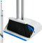Broom and Dustpan Combo Set, 52" Upright Dust Pans with Long Handle Angle Broom for Home Cleaning