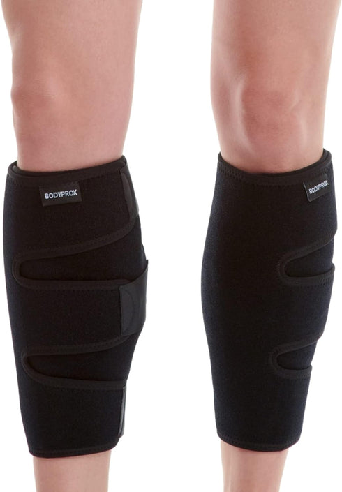 Bodyprox Calf Support Brace, 2 Pack Adjustable Shin Splint Compression Wrap