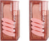 2-Piece Refillable Floss Pick Dispenser with 20 Floss Picks, Perfect Holder for a Fresh Smile (DoublePack, TwinPink)