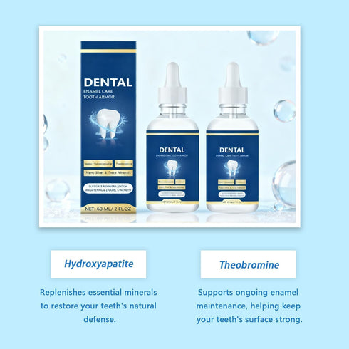 Healing,60ml (2 Pack) Dental Enamel Care Tooth Armor,Tooth Armor Liquid with Nano Hydroxyapatite Complex,Enamel