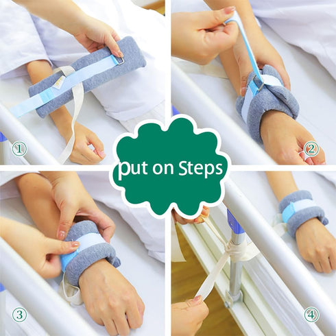 Hospital Restraints Bed Strap,Patient Medical Restraints Limb Holders,Hospital Beds Bed Restraint for Hand, Feet,Ankle