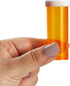 Juvale 50 Pack Empty Pill Bottles with Caps for Prescription Medication, 6-Dram Plastic Medicine Containers (Orange)
