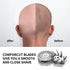 Shaver Replacement Blades for Skull Shaver Pitbull, Replacement Heads for Gold/Silver/Platinum Pro (4 Blades)