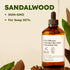 Set Set 2x4 oz Sandalwood Essential Oils for Diffuser & Tea Tree Oil for Skin - Aromatherapy Grade Essential Oils - fl