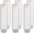 OTO 6 Pack Travel Size Plastic Squeeze Bottles for Liquids, 30ml/1 Fl. Oz TSA Approved Makeup Containers