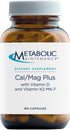Metabolic Maintenance Cal/Mag Plus - 180 Capsules of Magnesium and Calcium Supplement with Vitamin D3 + K2