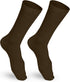 Truform Compression Socks, 15-20 mmHg, Men's Crew Length Mid-Calf Cushion Foot Socks, Brown, Large