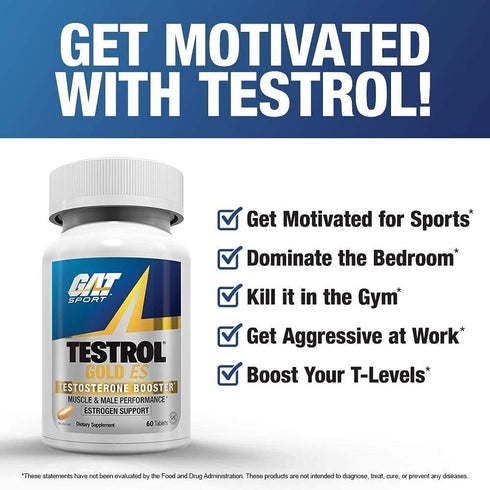 GAT SPORT Testrol Gold ES, 60 Tablets for Estrogen Balance with Tribulus and DIM
