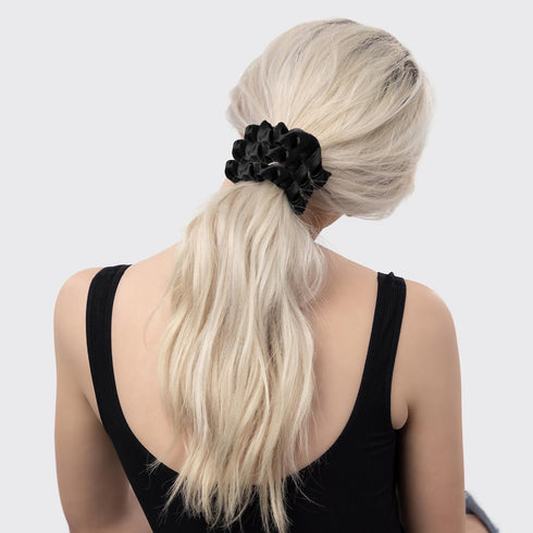Kitsch Satin Scrunchies for Women – Soft Satin Hair Ties – No Crease, Frizz Free, Gentle, Stylish Hair Accessories –