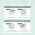 Flosser Dispenser Dental Floss Case, Travel Floss Professional Toothpicks with Travel Case for Teeth Cleaning