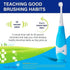BabySonic Electric Toothbrush for Infant and Toddler Ages 0-3 Years - Safe Brush Heads, Timer, Waterproof