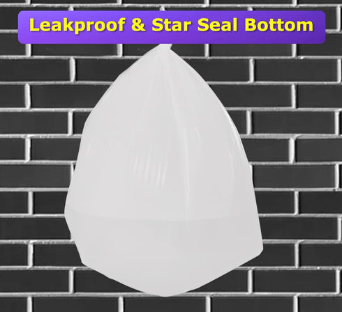4 Gallon Lavender Scented Trash Bags, 440 Count, Small Bathroom Garbage Bags for Home Kitchen Office Bins