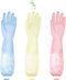 3 Pairs Dishwashing Cleaning Gloves, Reusable Rubber Gloves, Non-Slip Laundry Kitchen Gardening Household Gloves