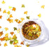 Nail Art DIY Maple Leaf Sequins - Laser Glitters Thin Paillette Flakes Stickers for Manicure Tips, 12 Boxes