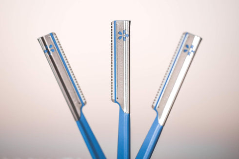 Kai About Face Ultimate Complete Facial Perfecting Kit - 3 Beauty Groomers for Shaving & Exfoliating