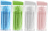 Plastic Toothpicks Disposable Interproximal Brush, Sturdy Double-Ended Dental Pick, 200Pcs Random Color.