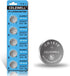 CR1616 5 Pcs 3V Lithium Battery - 5-Year Warranty