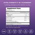 NutraChamps Organic Elderberry Syrup, 5000mg Elderberry Extract with Vitamin C & Zinc, Sugar-Free Immunity Booster