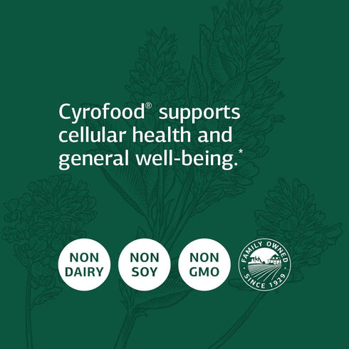 Standard Process Cyrofood - Whole Food Digestion, Digestive Health with Shiitake, Reishi Mushroom Powder, 360 Tablets
