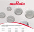 Murata CR1220 Battery DL1220 ECR1220 3V Lithium Coin Cell, 25 Batteries